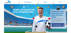 Aktionen zur WM 2014 von der TK
